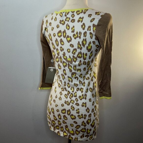 EVOLUTION by Cyrus Women's Leopard Light Sweater - Size Small - NWT $115 - Picture 4 of 4